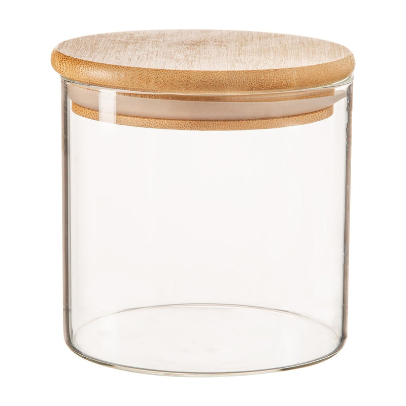 550ml Wooden Lid Storage Jar - By Argon Tableware