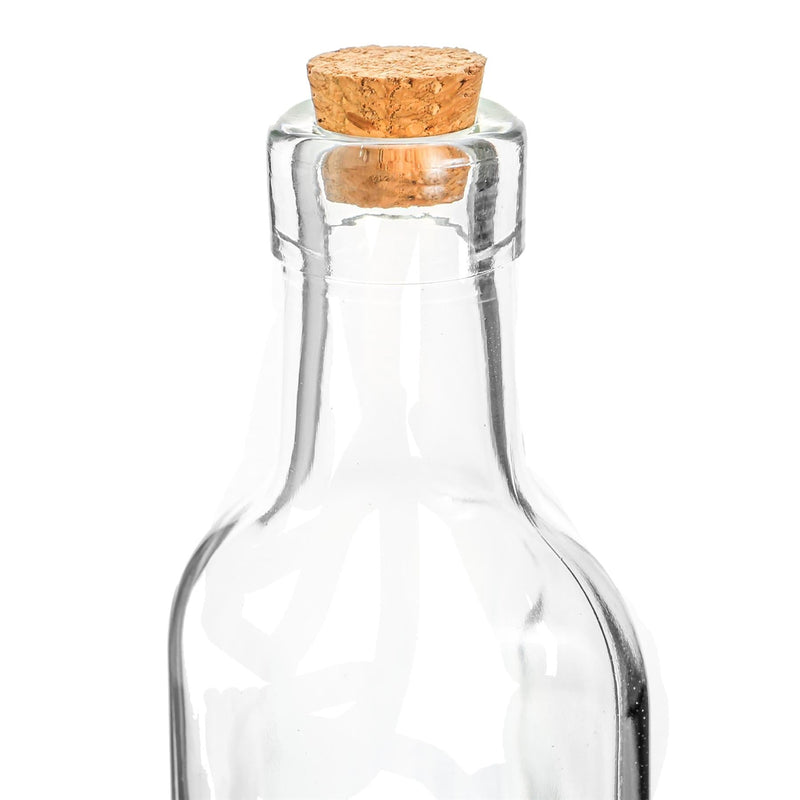 500ml Olive Oil Pourer Glass Bottle with Cork Lid - By Argon Tableware