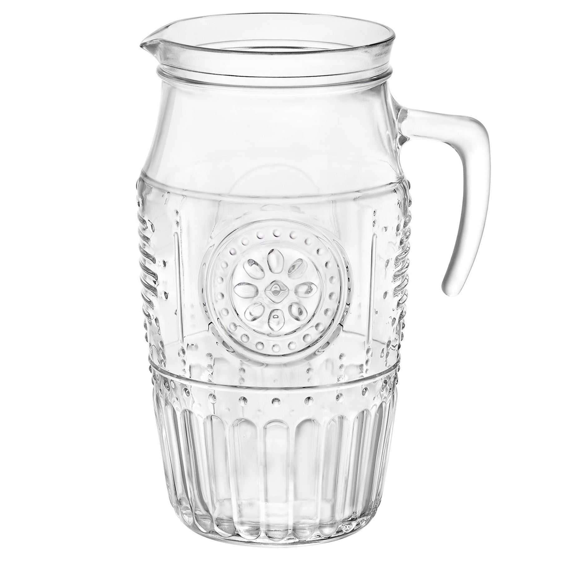 1.6L Romantic Glass Water Jug - By Bormioli Rocco