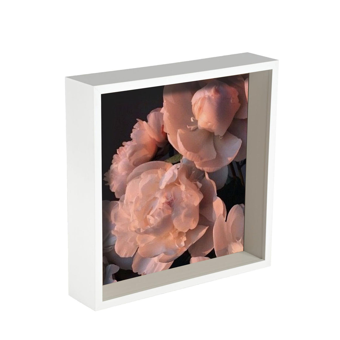 White 10" x 10" Deep Shadow Box Photo Frame