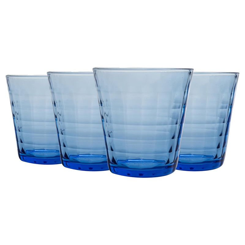 Marine 275ml Prisme Water Glasses - Pack of 4 - By Duralex