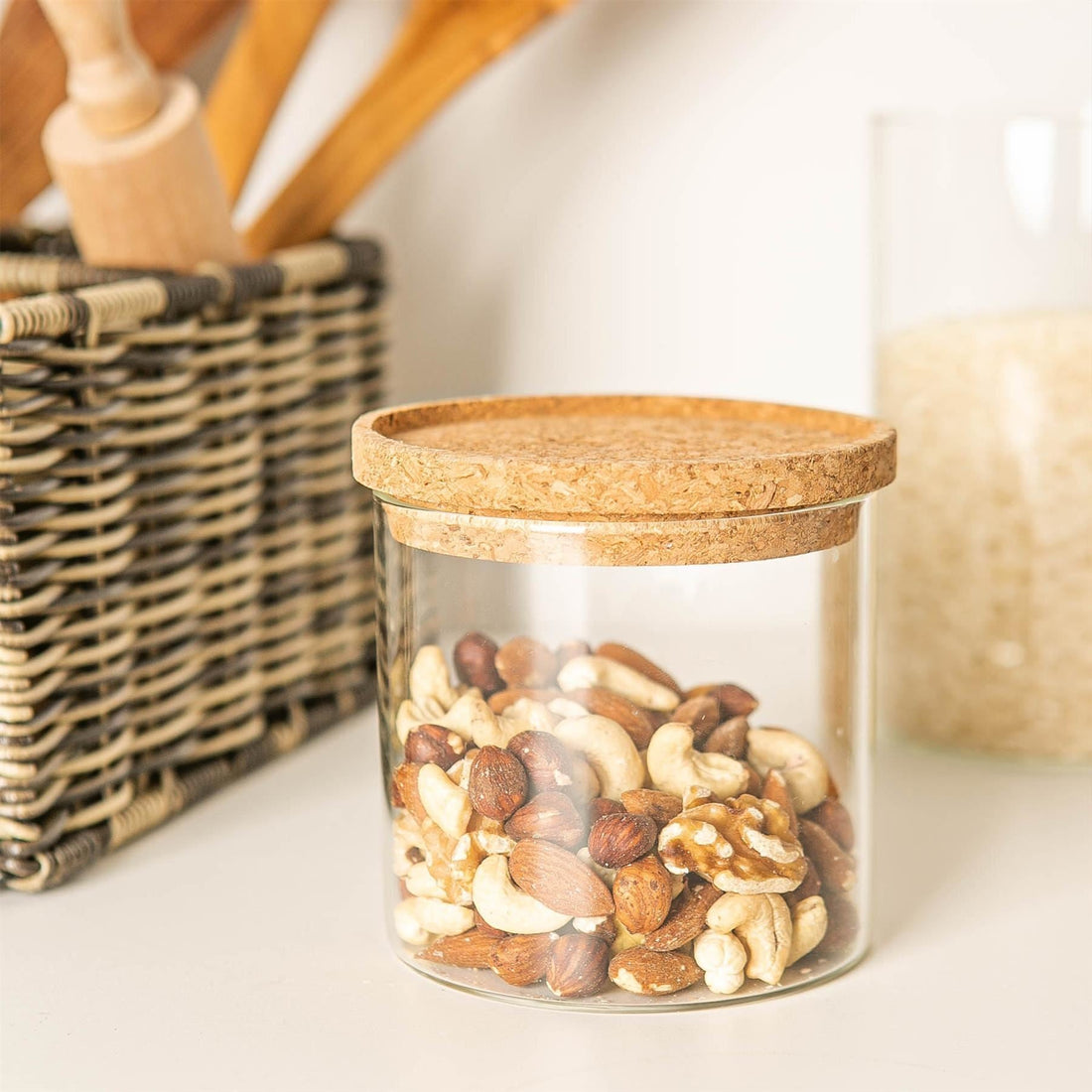 550ml Cork Lid Storage Jar