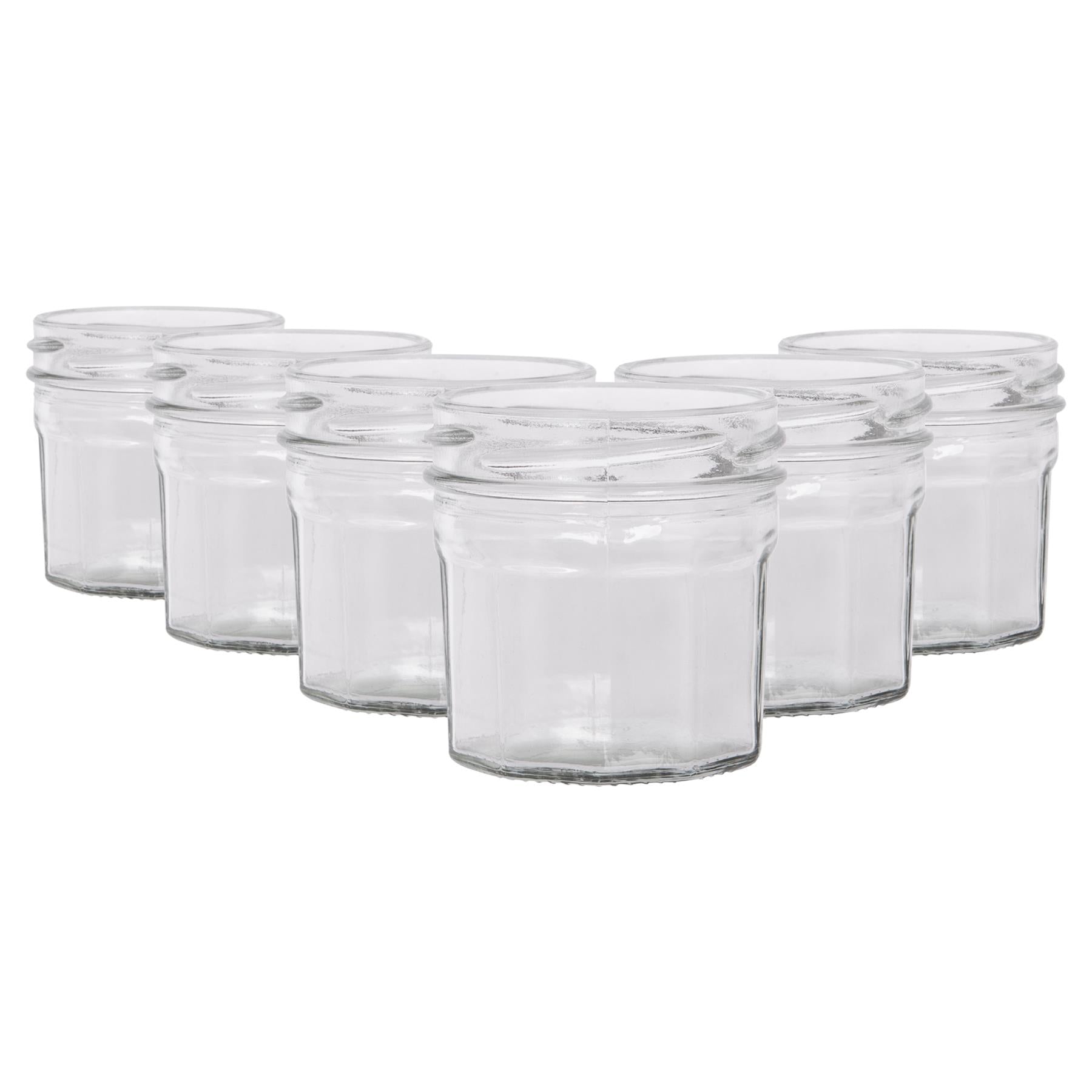 90ml Glass Jam Jars - Pack of 6 - By Argon Tableware