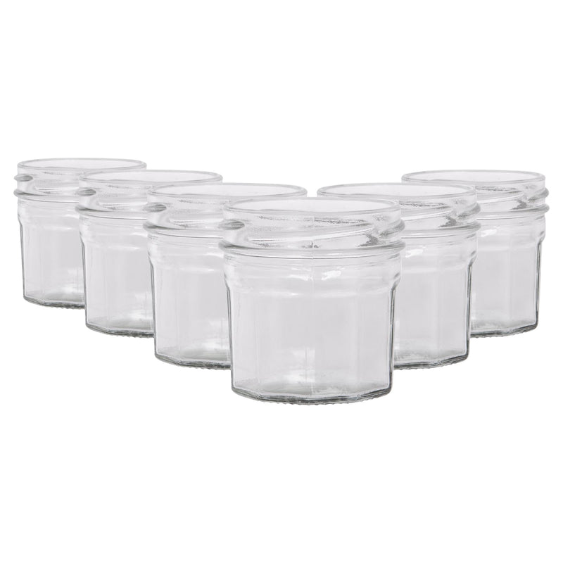 110ml Glass Jam Jars - Pack of 6 - By Argon Tableware
