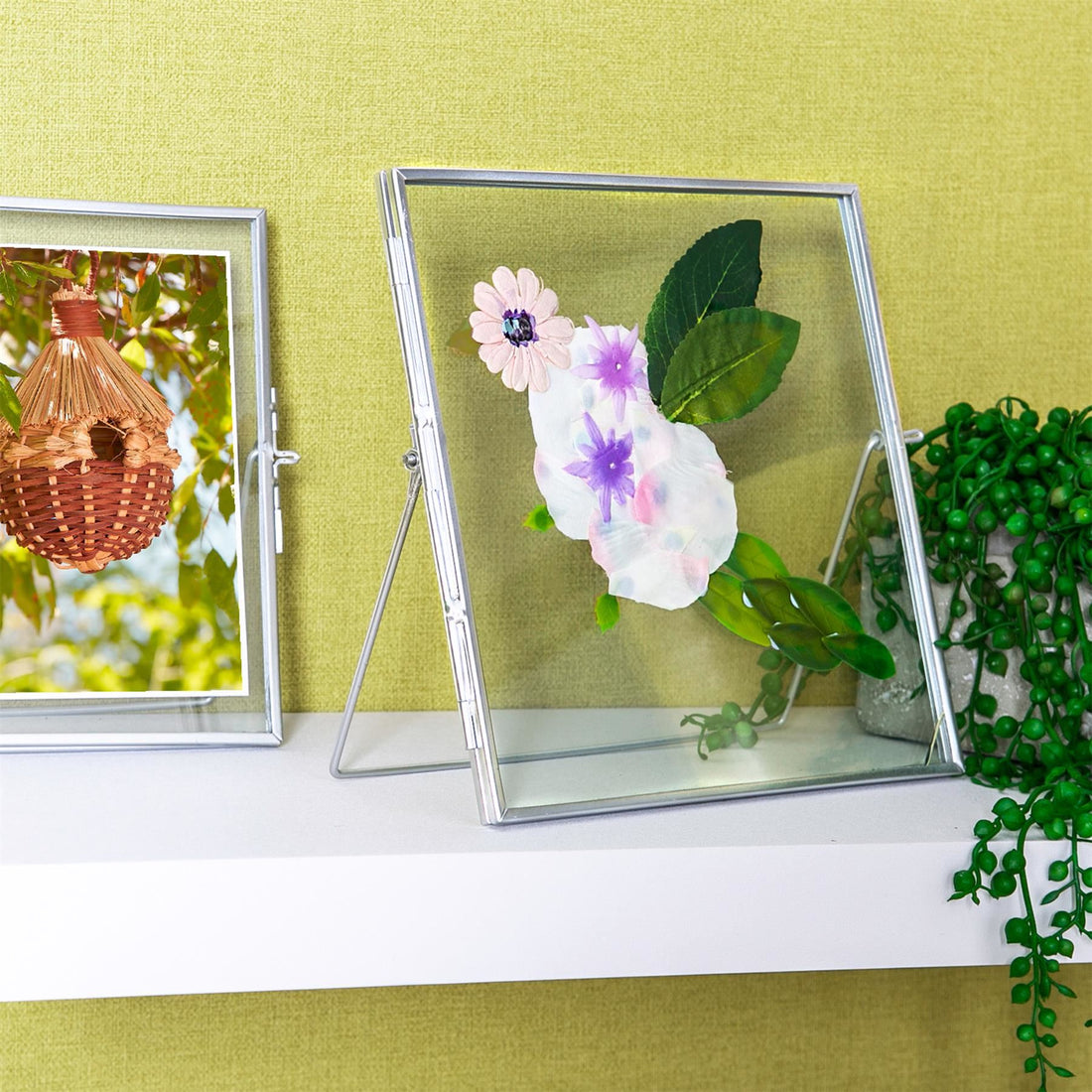 Silver 8" x 8" Metal Photo Frame