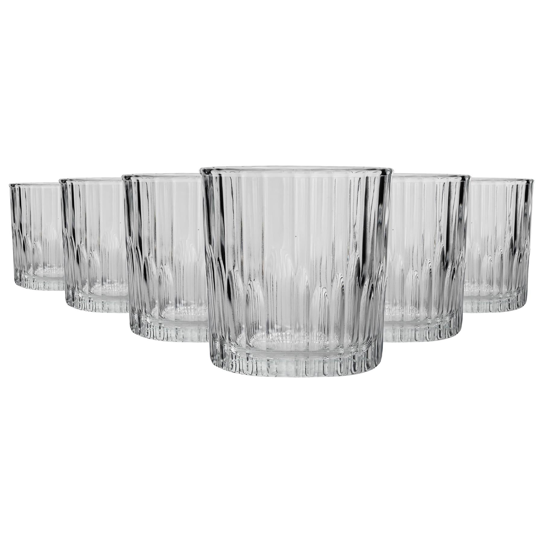 310ml Manhattan Double Whisky Glasses - Pack of Six