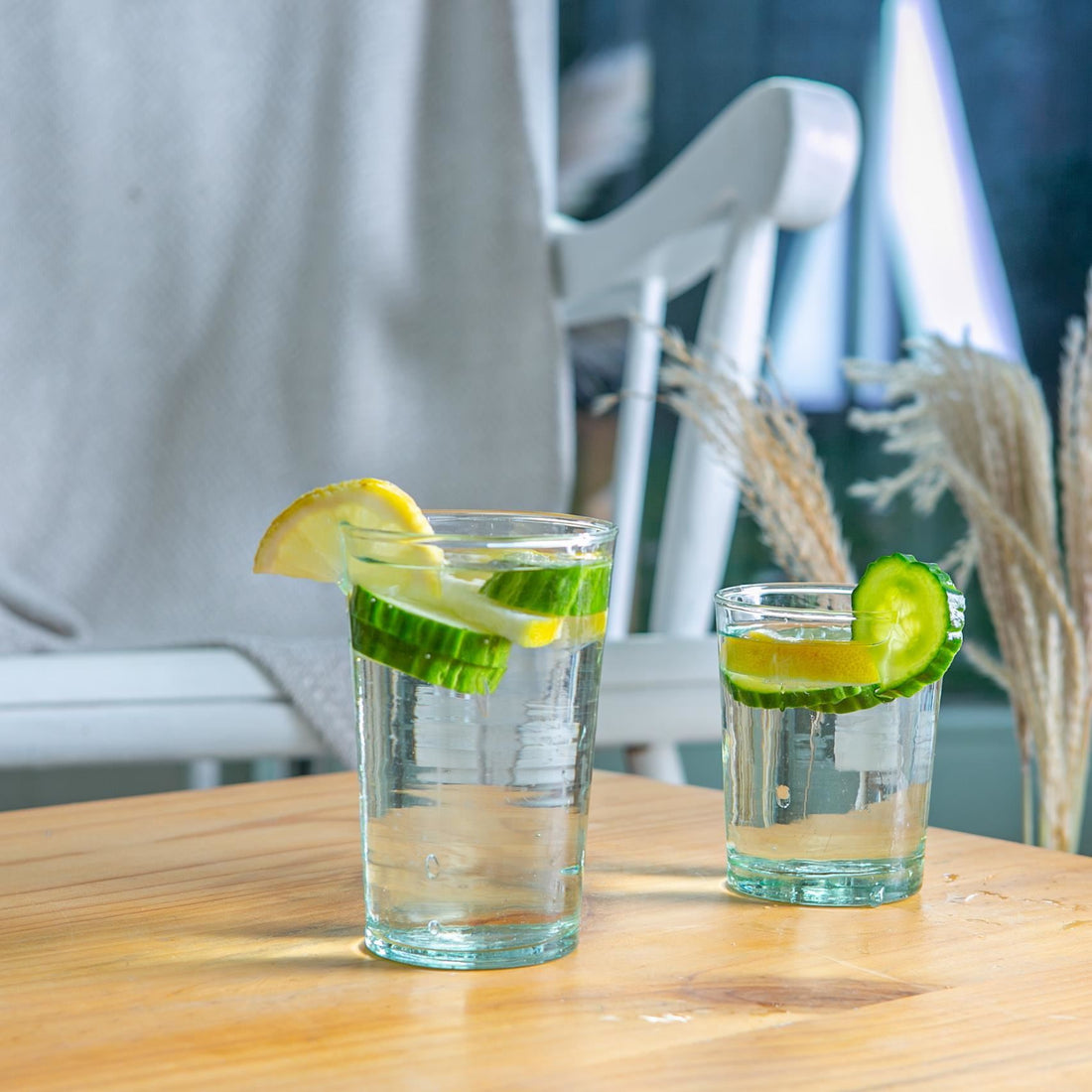 12pc Meknes Recycled Tumbler &amp; Highball Glasses Set