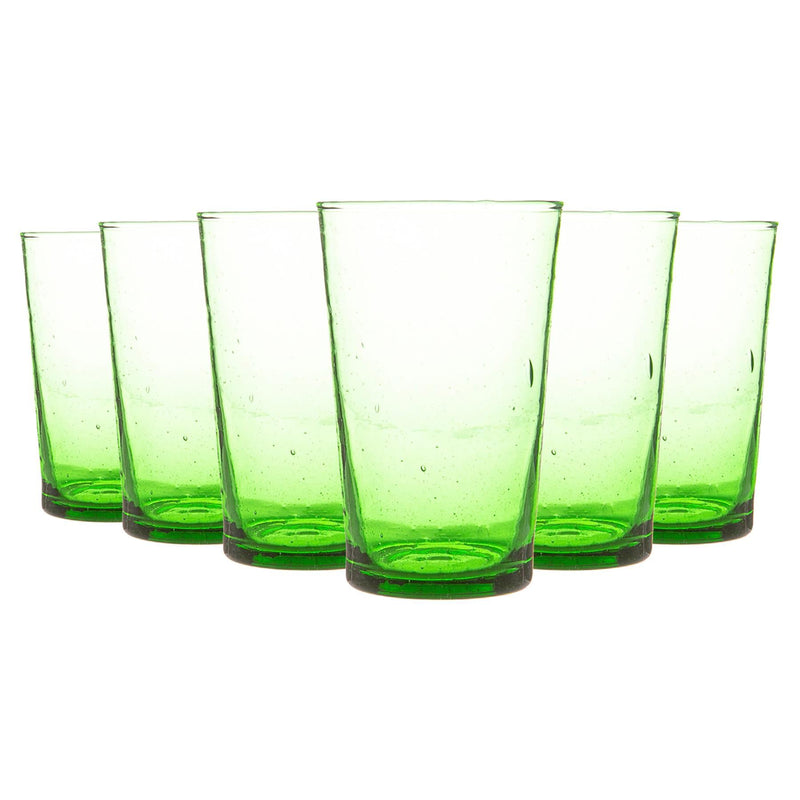 Meknes Recycled Highball Glasses - 325ml - Pack of 6 - By Nicola Spring