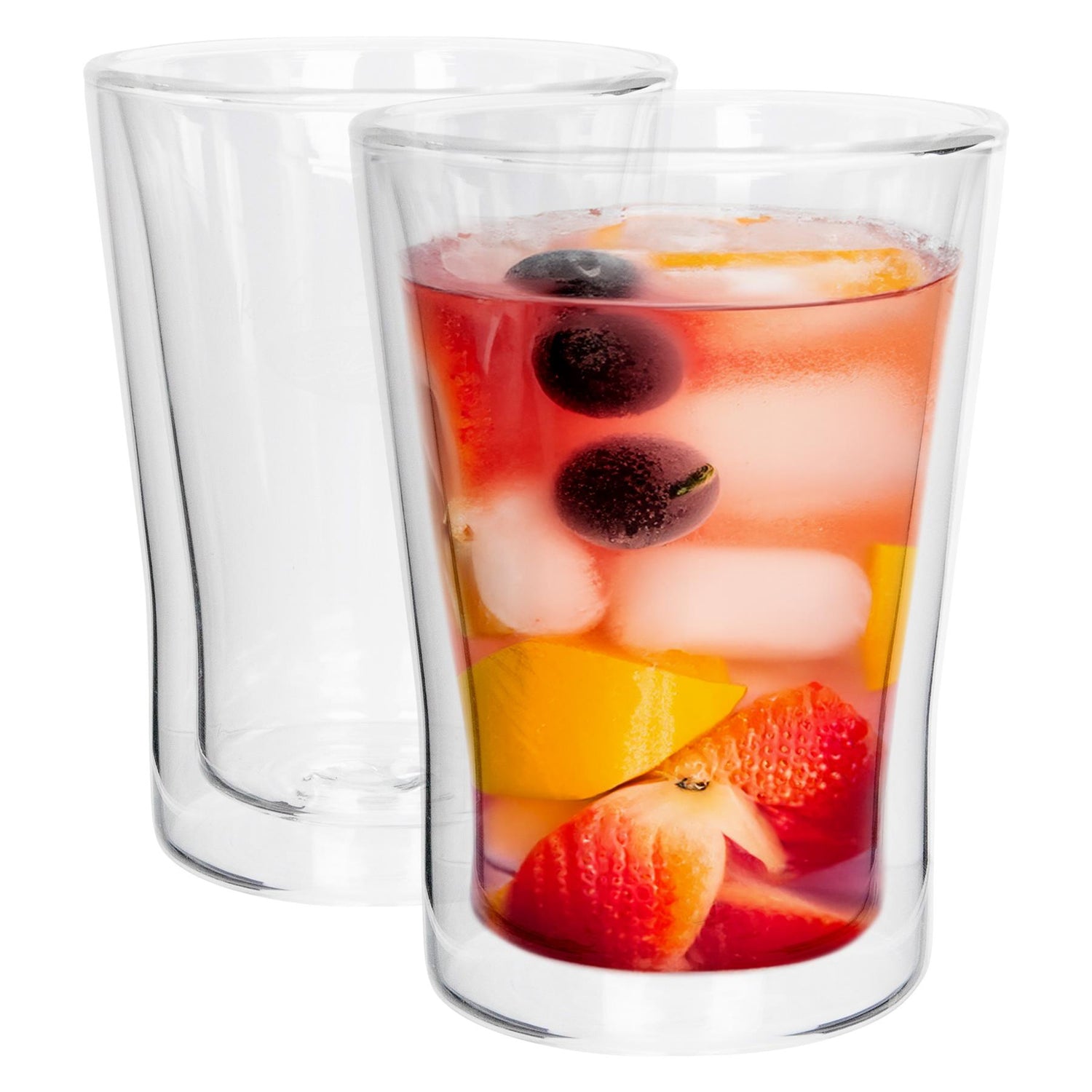 360ml Double-Walled Glasses Set - Pack of 2 - By Rink Drink