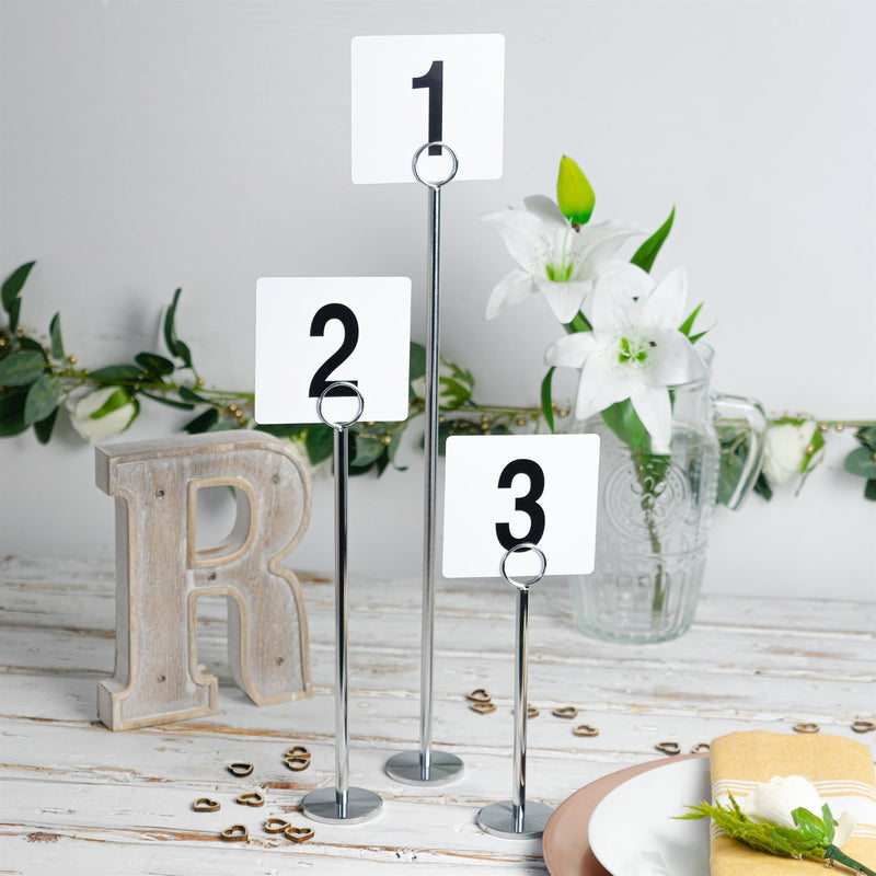 1-25 Acrylic Wedding Table Numbers - By Argon Tableware