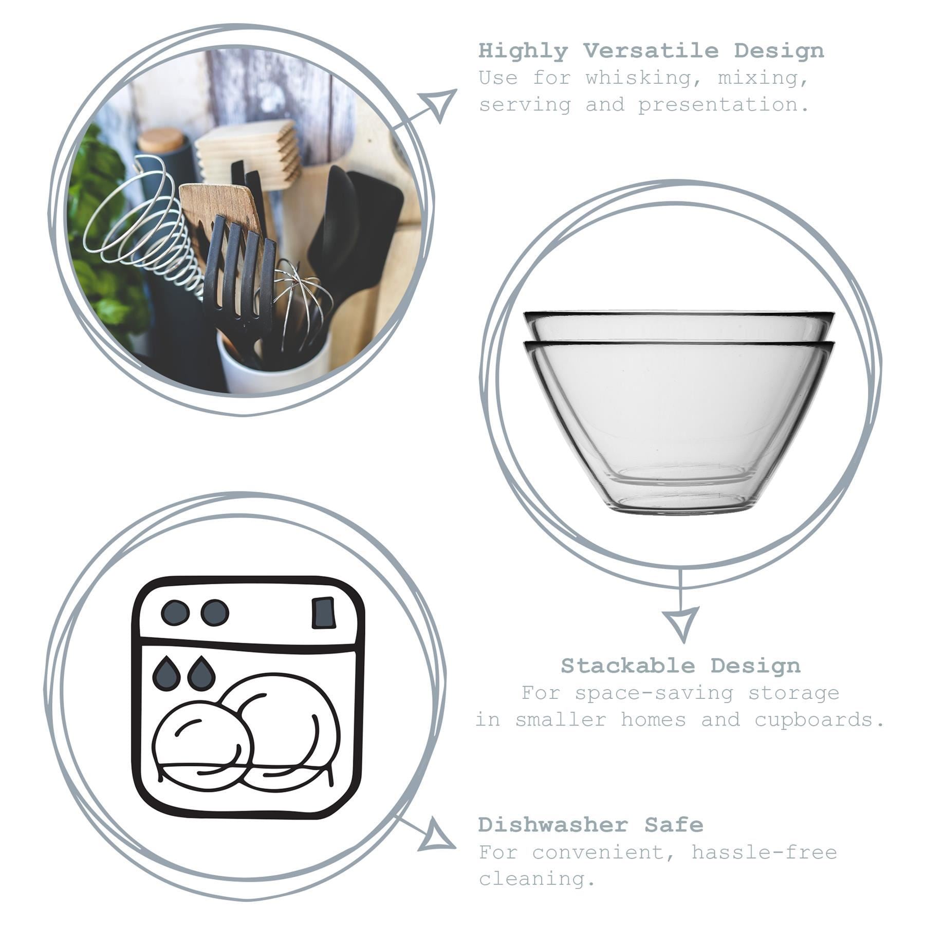 435ml Basic Glass Mixing Bowl