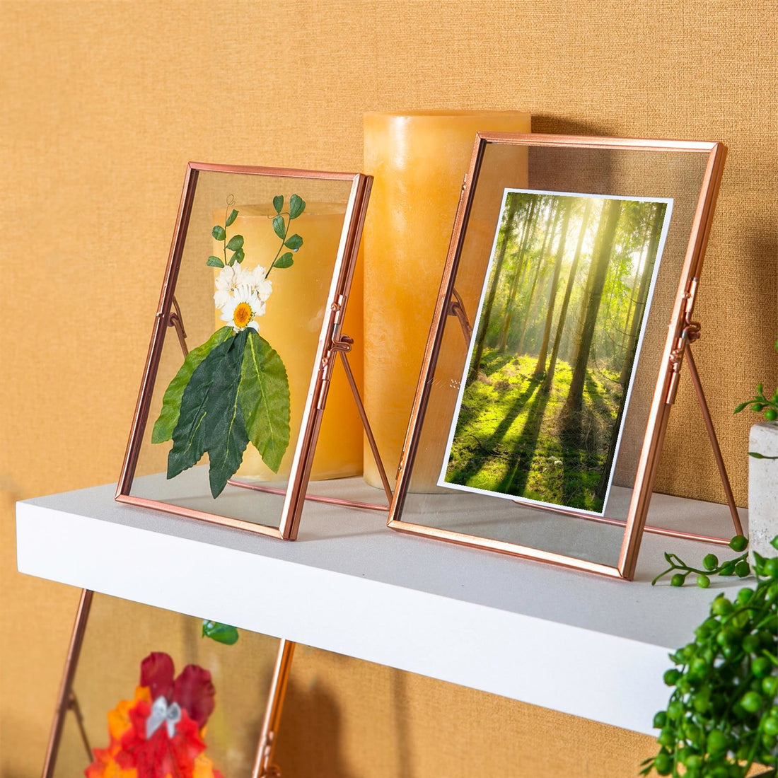 Rose Gold 6" x 8" Metal Photo Frame