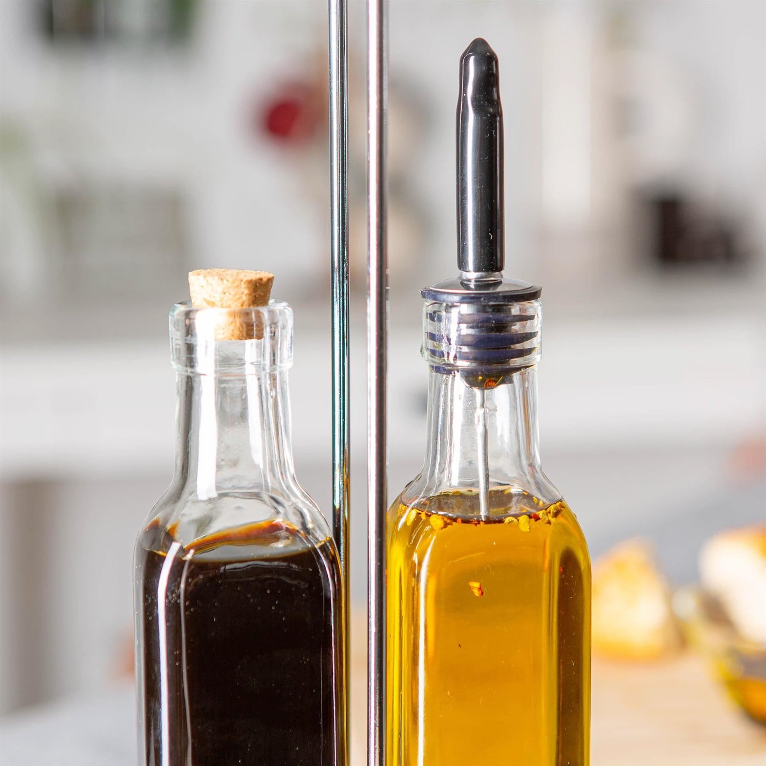 170ml Olive Oil Pourer Glass Bottle with Cork Lid