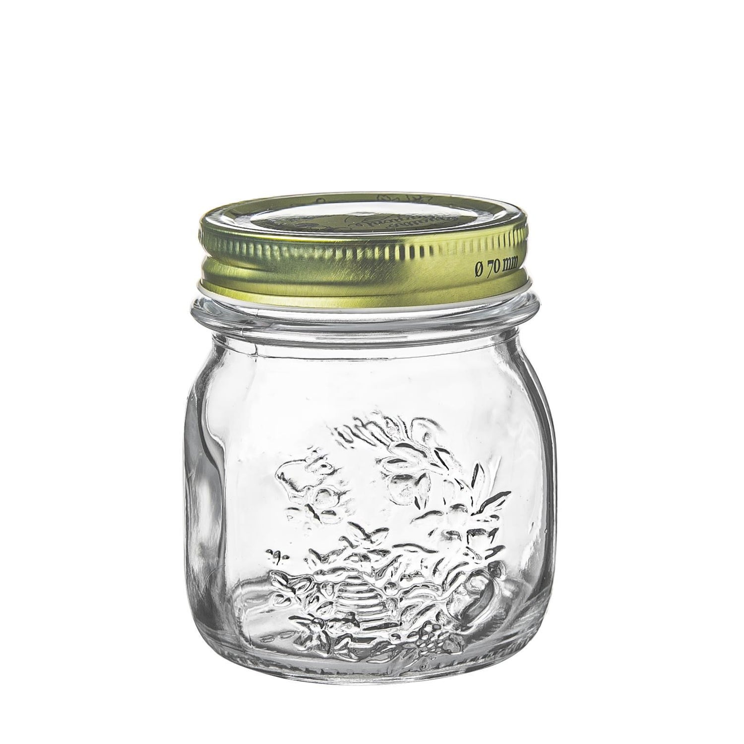 250ml Quattro Stagioni Glass Food Preserving Jars - Pack of 3