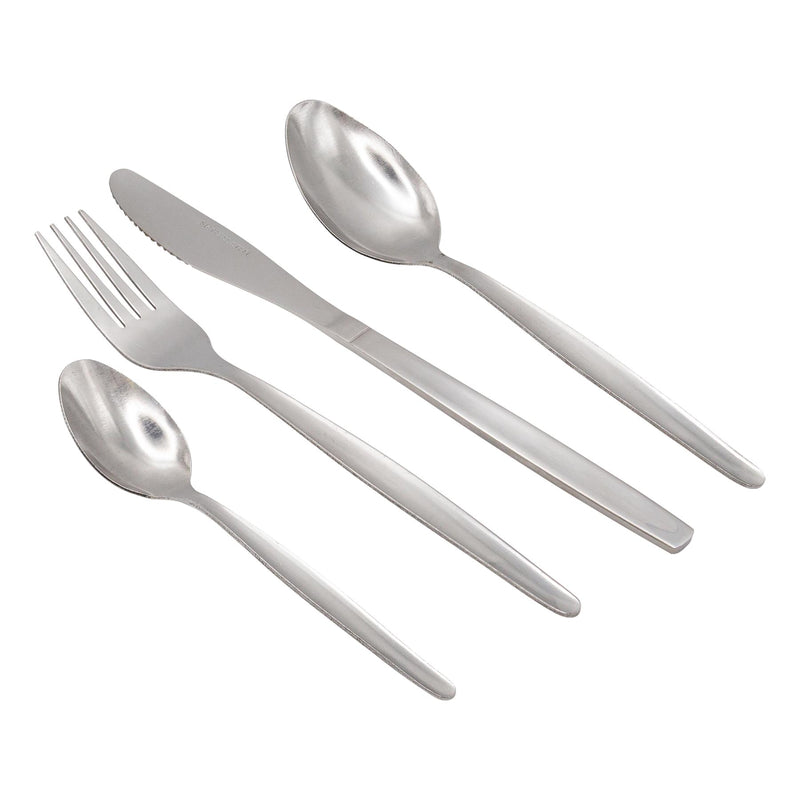 24pc Economy Stainless Steel Cutlery Set - Pack of 6 - By Argon Tableware