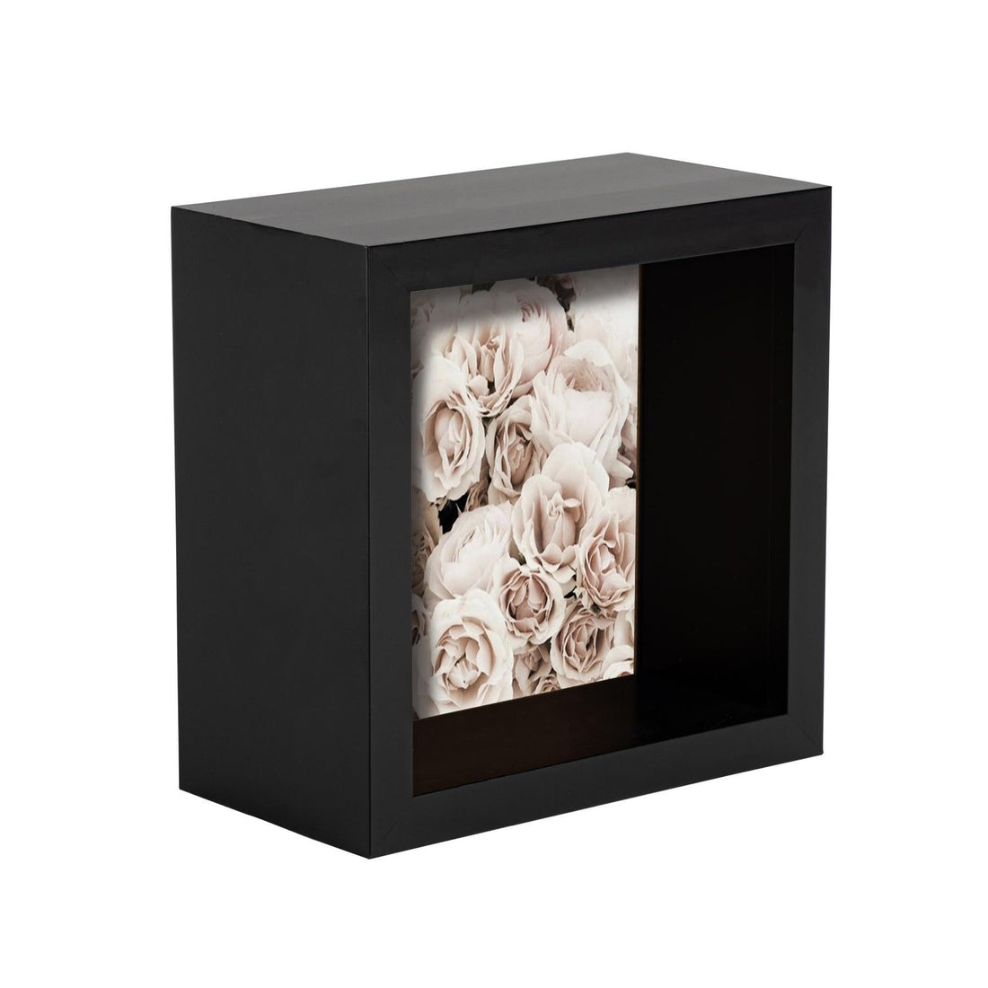 Black 4" x 4" Deep Shadow Box Photo Frame