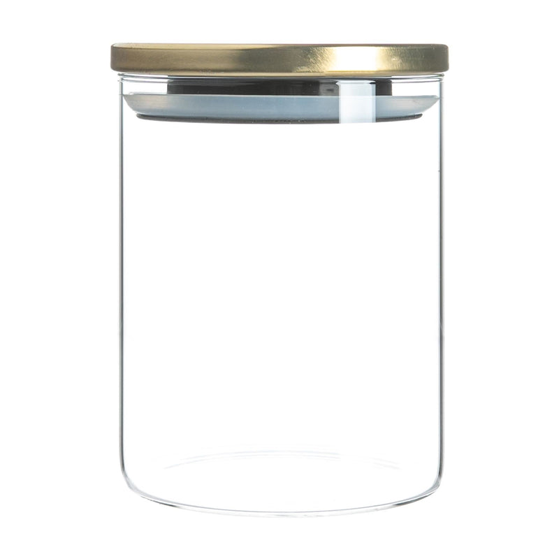 750ml Glass Storage Jar with Metal Lid - By Argon Tableware