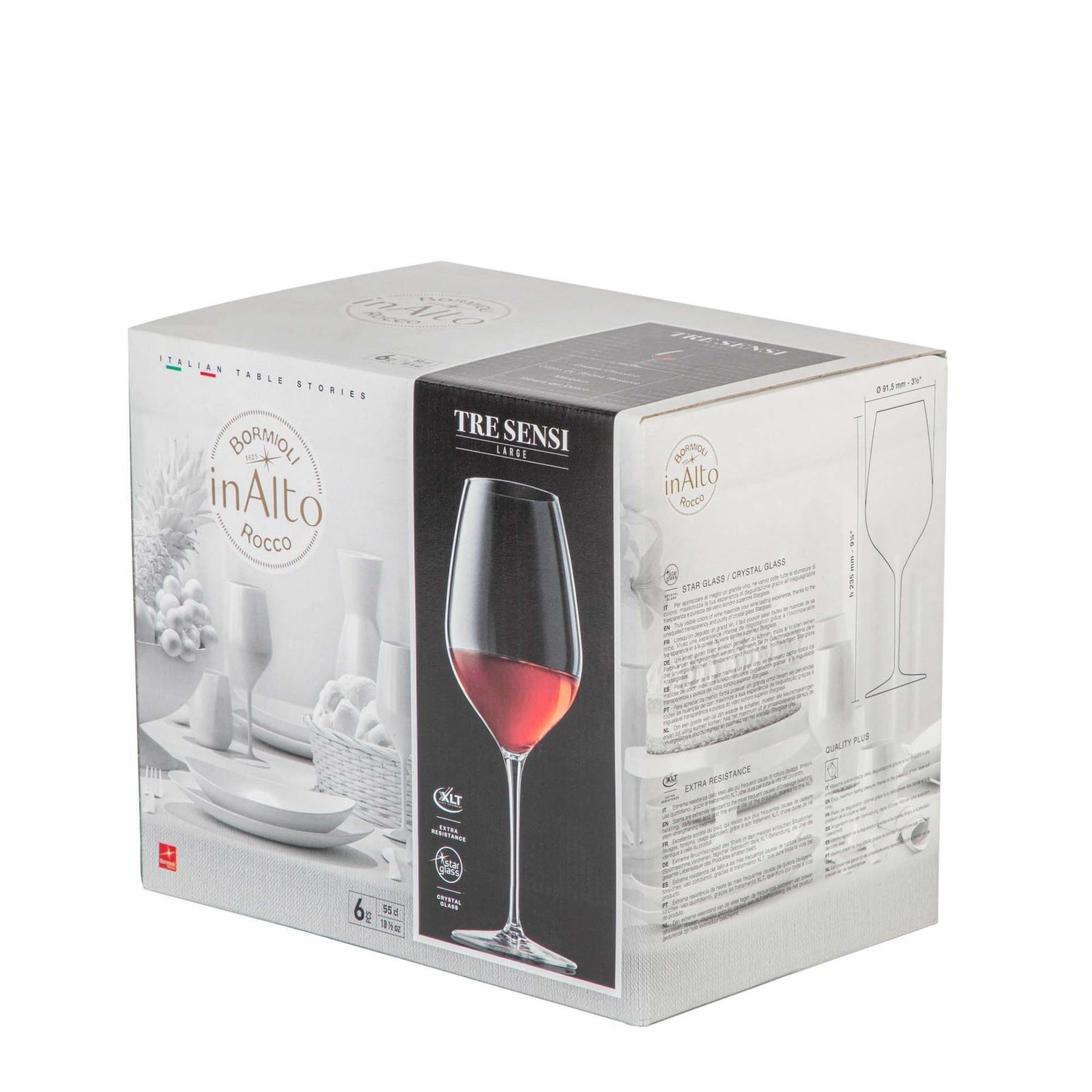 550ml Inalto Tre Sensi Wine Glasses - Pack of Six