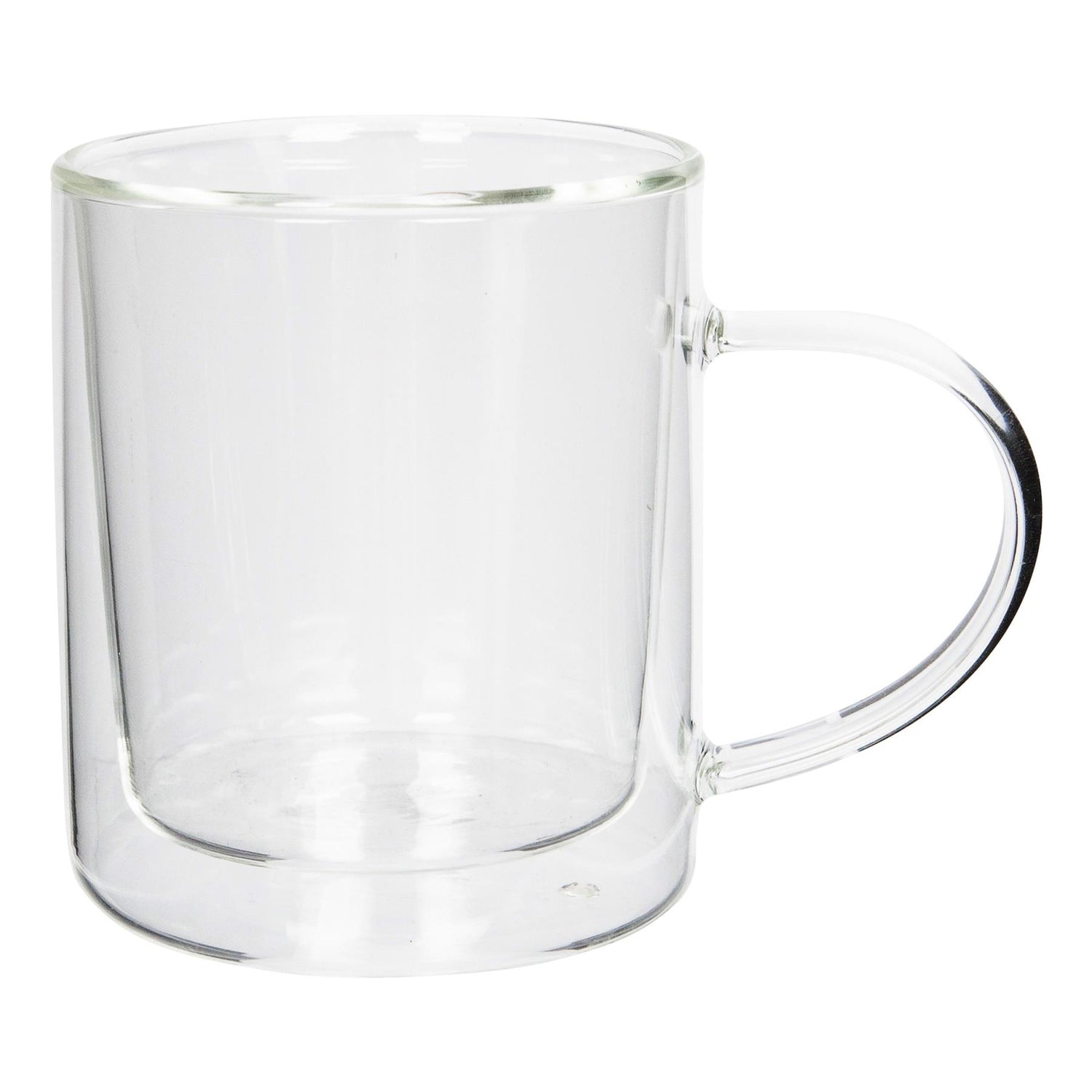 360ml Double Walled Glass Mugs - Pack of Two