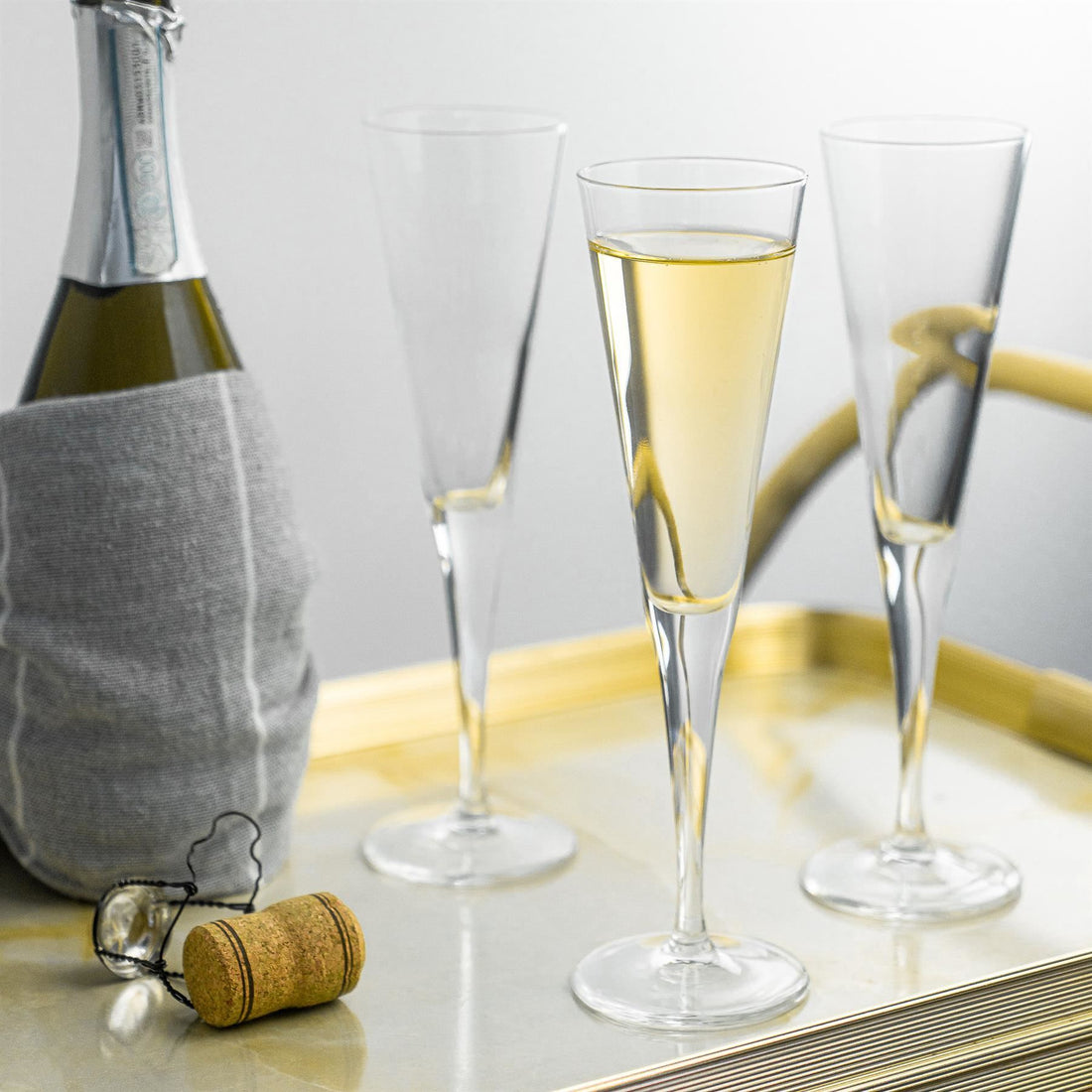 160ml Ypsilon Champagne Flutes - Pack of Six