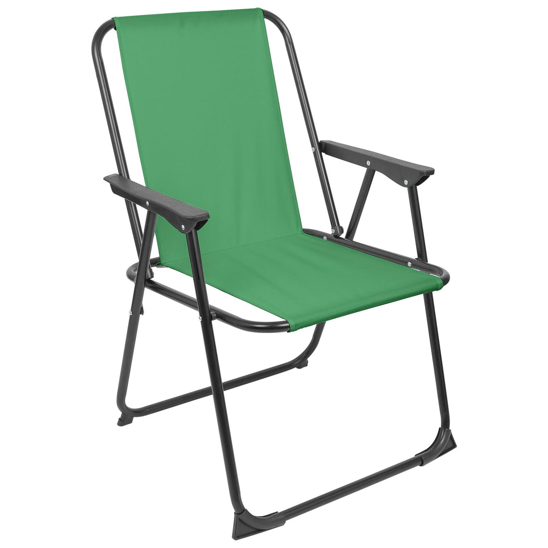 Green Folding Metal Beach Chair