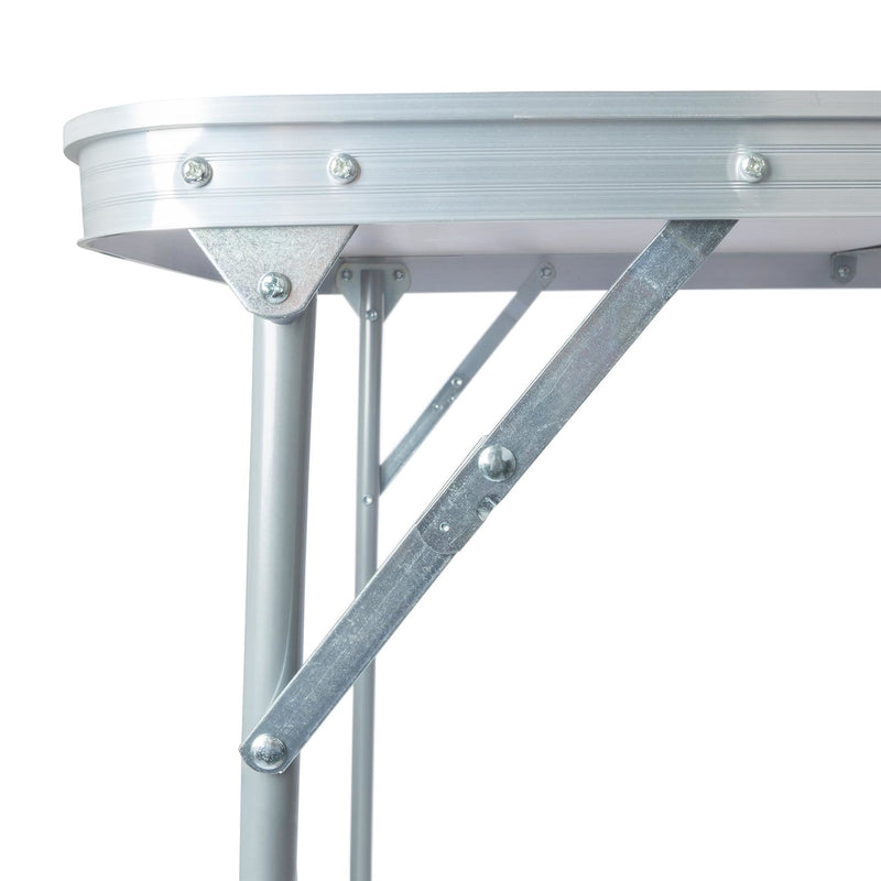 80cm x 60cm Folding Metal Camping Table - By Harbour Housewares