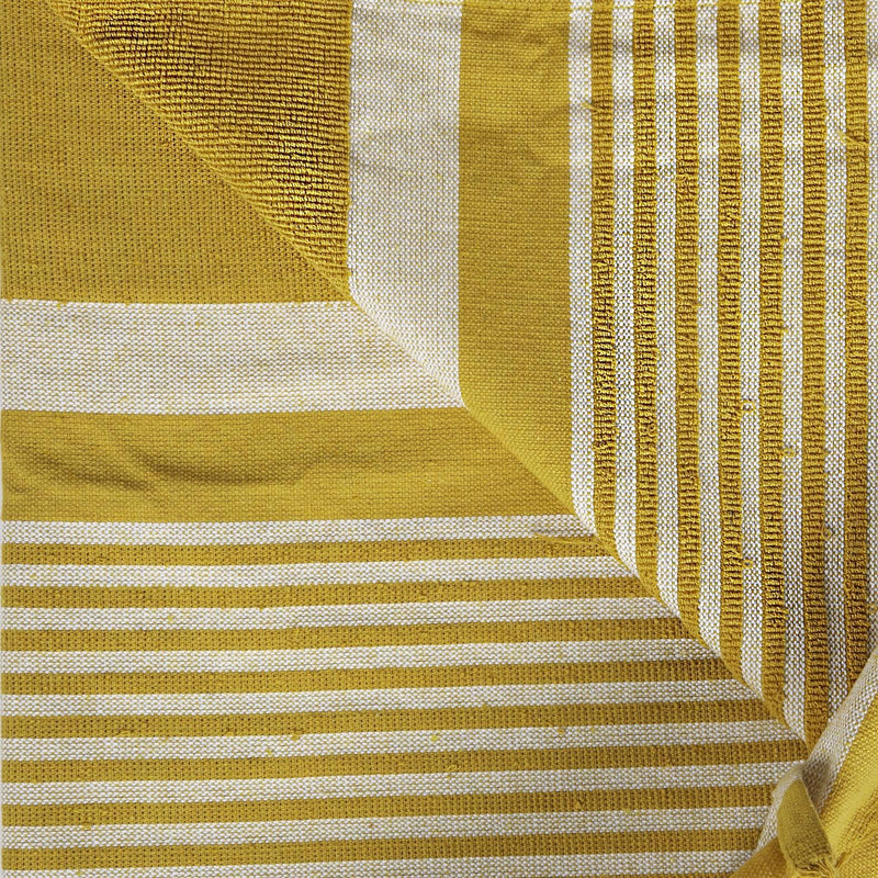 160cm x 90cm Yellow Deluxe Turkish Cotton Towels Set - Pack of Two - By Nicola Spring