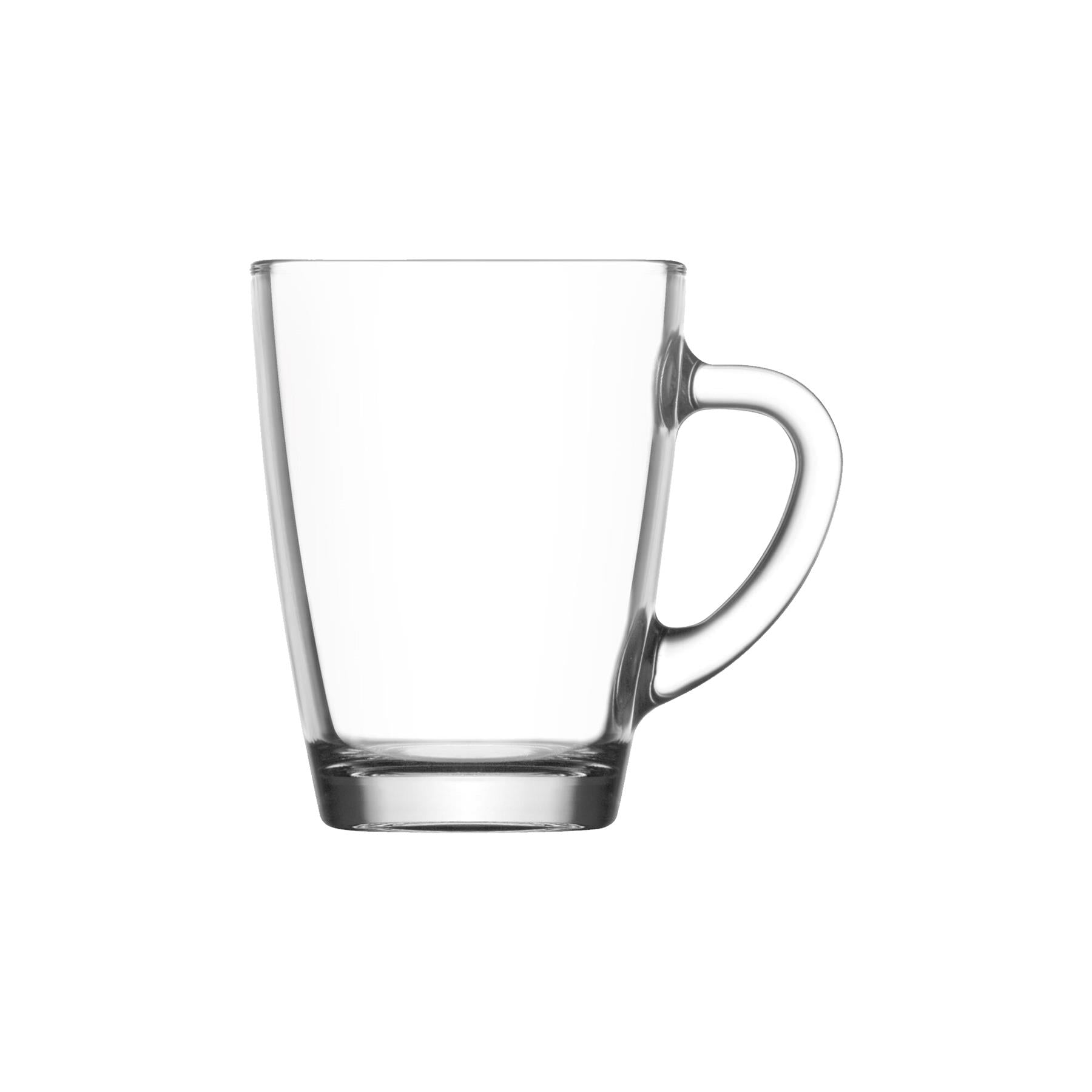 250ml Vega Glass Coffee Mugs - Pack of Six