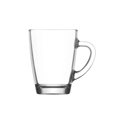 250ml Vega Glass Coffee Mugs - Pack of Six