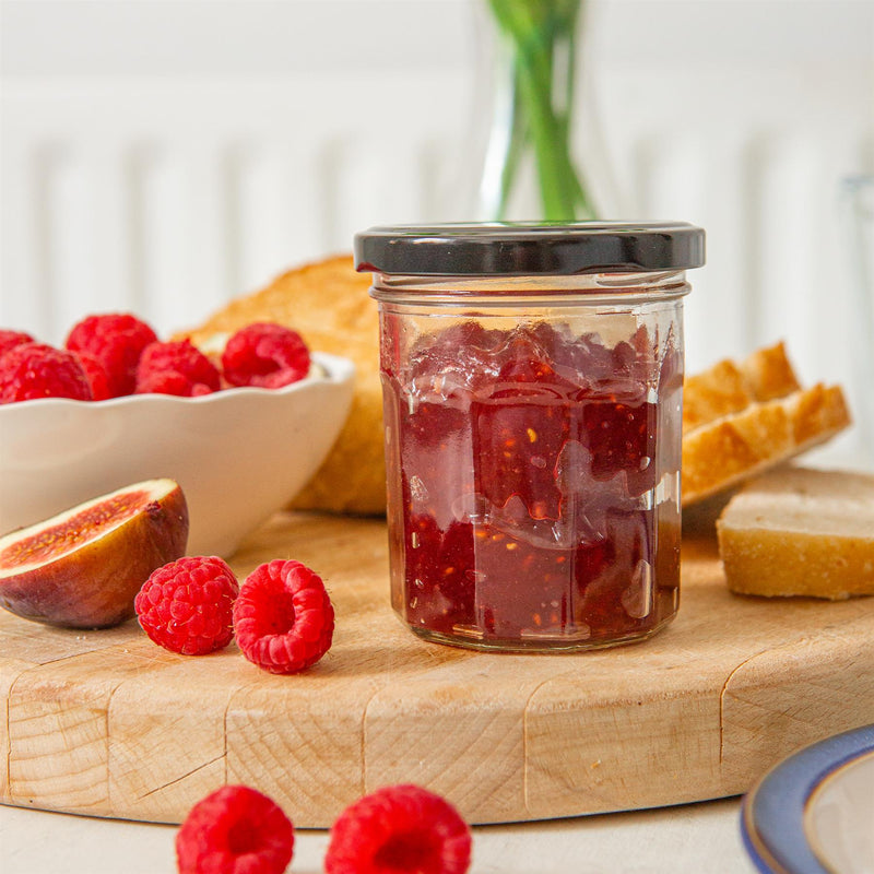 185ml Glass Jam Jars with Lids - Pack of 6 - By Argon Tableware