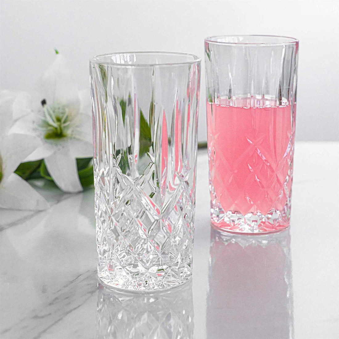 396ml Crystal Orchestra Highball Glasses - Pack of Six