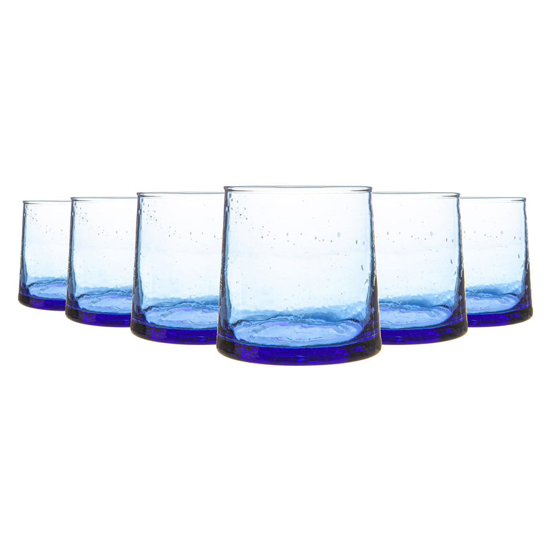Merzouga Recycled Tumbler Glasses - 200ml - Pack of 6 - By Nicola Spring