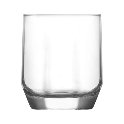 215ml Diamond Tumbler Glasses - Pack of Six