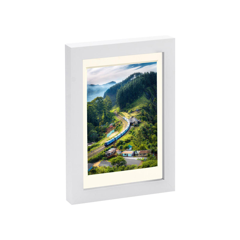 White 5" x 7" Photo Frame with 4" x 6" Mount - By Nicola Spring