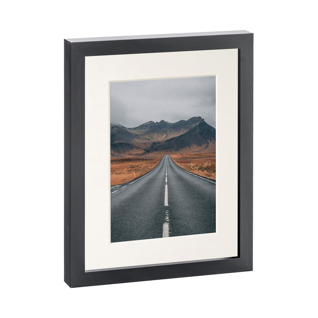 Black 8" x 10" Photo Frame with Ivory 5" x 7" Mount