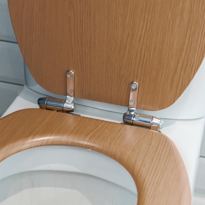 Wooden Soft Close Toilet Seat - By Harbour Housewares