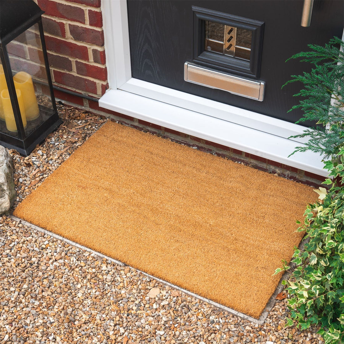 60cm x 40cm Brown Coir Door Mat