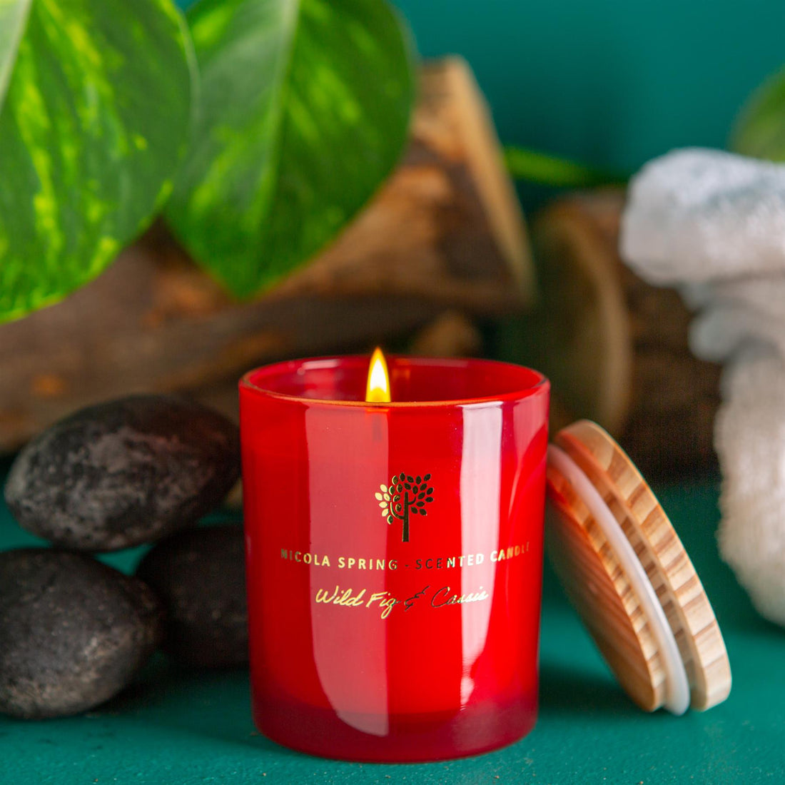 130g Wild Fig & Cassis Scented Soy Wax Candle