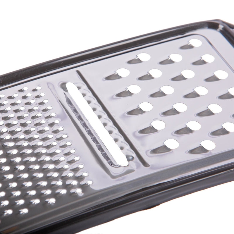 24cm x 10.5cm 3-in-1 Stainless Steel Flat Grater - By Ashley