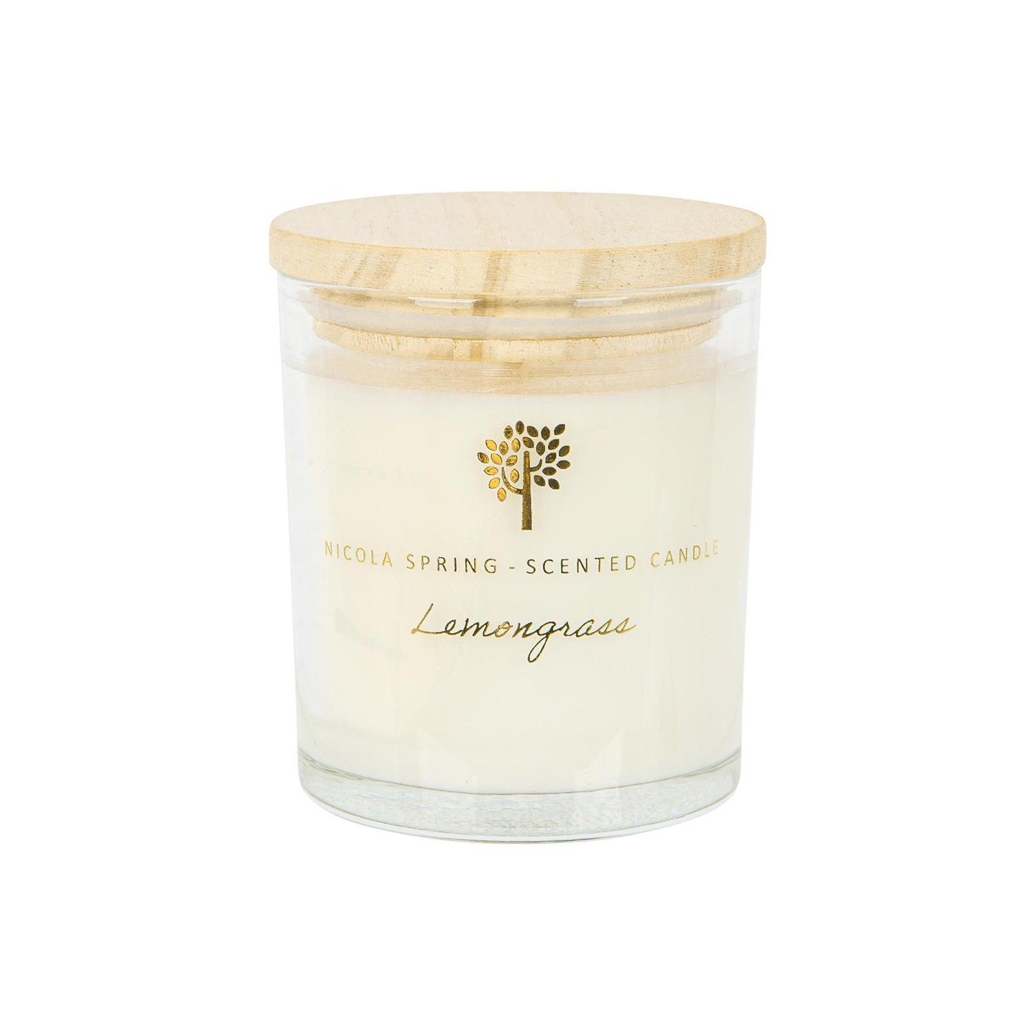 Lemongrass 130g Soy Wax Scented Candle - By Nicola Spring